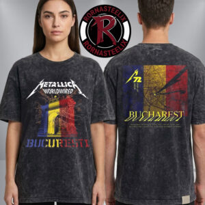 Metallica M72 Bucharest At Arena Nationala In Bucharest Romania On May 13 2026 Opening Pop Up Shop Washed T-Shirt