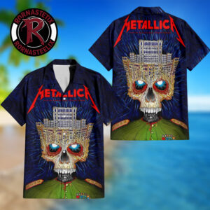 Metallica M72 Bucharest Romania Limited Edition Poster At Arena Nationala Bucharest On May 13 2026 M72 World Tour 2026 Art By Matei Apostolescu Hawaiian Shirt