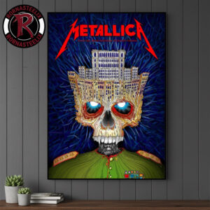 Metallica M72 Bucharest Romania Limited Edition Poster At Arena Nationala Bucharest On May 13 2026 M72 World Tour 2026 Art By Matei Apostolescu Poster Canvas Decor