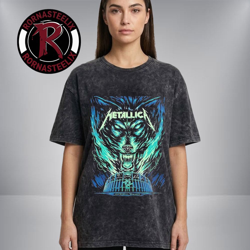 Metallica M72 Bucharest Romania M72 World Tour 2026 On May 13 2026 Washed T Shirt Metallica M72 Bucharest Romania M72 World Tour 2026 On May 13 2026 Washed T Shirt