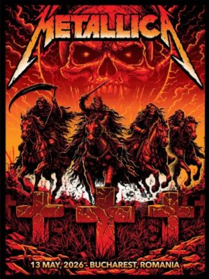 Metallica M72 Bucharest Romania Pop Up Shop At Arena Naționala On May 13 2026 Art By Maxx242