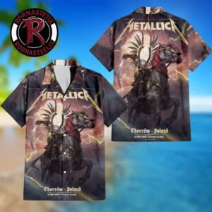Metallica M72 Chorzow Pop Up Poster At Stadion Slaski Chorzow Poland On May 19 2026 M72 World Tour 2026 Hawaiian Shirt