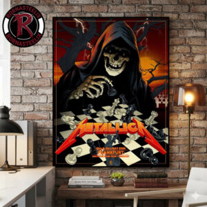Metallica M72 Frankfurt 2026 Venue Poster At Deutsche Bank Park 2 Nights On May 22 24 2026 Germany M72 World Tour Poster Canvas Decor