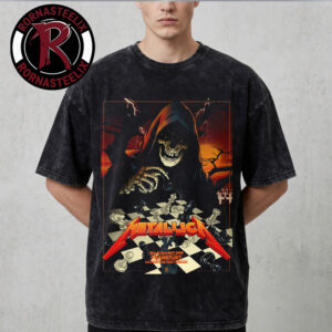 Metallica M72 Frankfurt 2026 Venue Poster At Deutsche Bank Park 2 Nights On May 22 24 2026 Germany M72 World Tour Washed T Shirt