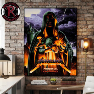 Metallica M72 Frankfurt Event Poster Night 1 At Deutsche Bank Park On May 22 2026 Germany Art By Max Loffler Poster Canvas Decor