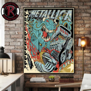 Metallica ReLoad Remastered Fuel Art By Squindo Poster Canvas Decor