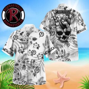 Metallica Rock Band White Summer Fan Gift Hawaiian Shirt