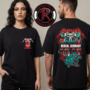 Metallica x Red Cross Blood Drives M72 World Tour 2026 Berlin Germany On May 18-22 2026 Donate Blood To Save Lives Unisex T-Shirt Two Sided