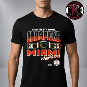 Miami Hurricanes CFP Semifinal Vrbo Fiesta Bowl Champions 2026 Unisex T-Shirt