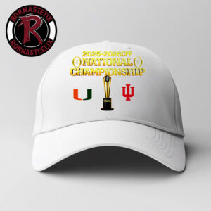 Miami Hurricanes vs Indiana Hoosiers College Football Playoff National Championship 2025-2026 On January 19 2026 Hat Cap