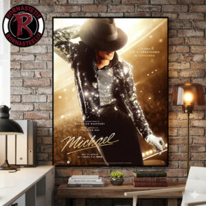 Michael Movie 2026 Michael Jackson The Icon Who Became A Legend In Theaters On April 22 2026 Poster Canvas Decor