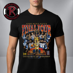 Michigan Wolverines 2026 NCAA Men’s Basketball Final Four Indianapolis IN Unisex T-Shirt