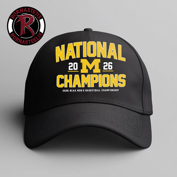 Michigan Wolverines Champions 2026 NCAA Men?s Basketball National Championship Hat Cap Michigan Wolverines Champions 2026 NCAA Men?s Basketball National Championship Hat Cap