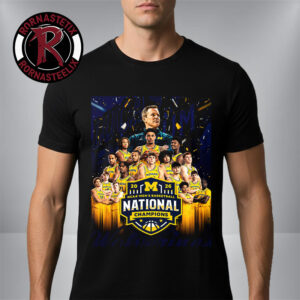 Michigan Wolverines Champions NCAA Men’s Basketball National Champions 2026 The Kings of College Basketball Unisex T-Shirt