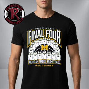 Michigan Wolverines Final Four Jersey Madness 2026 NCAA Men’s Basketball Final Four Unisex T-Shirt