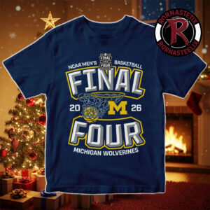 Michigan Wolverines Men’s Basketball 2026 NCAA Final Four Hoops March Madness Unisex T-Shirt
