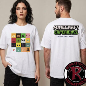 Minecraft Experience Moonlight Trail 2026 Unisex T-Shirt Two Sided
