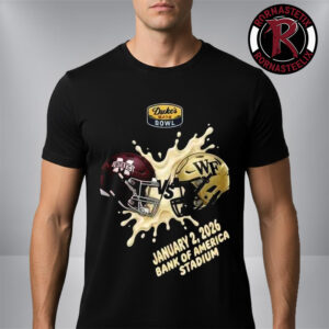 Mississippi State Bulldogs vs Wake Forest Demon Deacons Duke?s Mayo Bowl Postseason 2025?26 College Football Bowl? On January 2 2026 Helmet Unisex T-Shirt