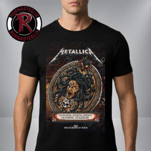 Metallica M72 Athens Fan Card Pop Up Shop At Olympic Stadium Greece On May 9 2026 M72 European Tour Medusa Art Unisex T-Shirt