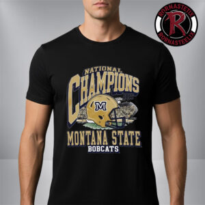 Montana State Bobcats 2025 National Champions NCAA Division I Football 2025 Helmet Unisex T-Shirt