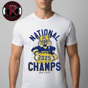 Montana State Bobcats NCAA Division I FCS Football National Championship 2025-26 Mascot Unisex T-Shirt