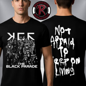 My Chemical Romance The Black Parade Not Afraid To Keep On Living Unisex T-Shirt Two Sided