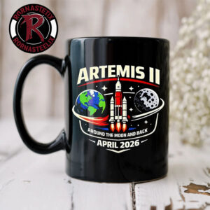 NASA Artemis II Around The Moon And Back On April 2026 Mug Cup