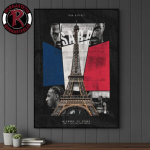 NBA Washington Wizards vs San Antonio Spurs Big Eiffel French Heritage Night At Capital One Arena Poster Canvas Decor