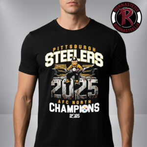NFL Pittsburgh Steelers AFC North Division Champions 2025 Unisex T-Shirt