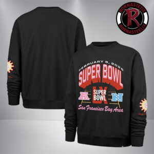 NFL Super Bowl LX Field Foundation Fleece San Francisco Bay Arena February 8 2026 Unisex Sweater