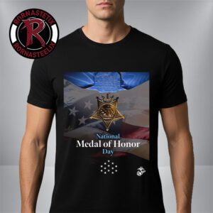 National Medal of Honor Day U.S. Marine Corps graphic by Cpl Abigail Hutcheson Unisex T-Shirt