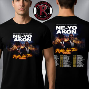 Ne Yo And Akon Nights Like This Tour 2026 Schedule Tour Dates Unisex T-Shirt Two Sided