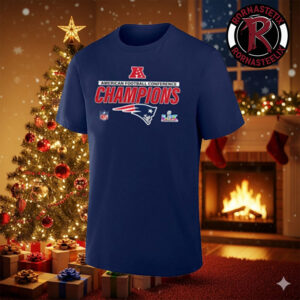 New England Patriots AFC Champions 2025-26 Locker Room Unisex T-Shirt