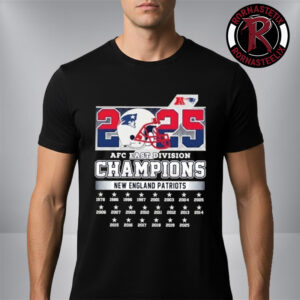 New England Patriots NFL AFC East Division Champions 2025 Unisex T-Shirt