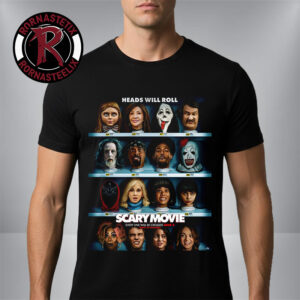 New Poster Scary Movie 6 Head With Roll In Theaters On June 5 2026 Unisex T-Shirt