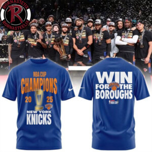 New York Knicks The Champions NBA Cup 2025 Championship Win For The Boroughs Unisex T-Shirt