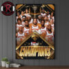 New York Knicks Win NBA Cup 2025 Championship Poster Canvas Decor