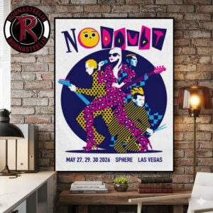 No Doubt Event Show At Sphere In Las Vegas On May 27 29 30 2026 Poster Canvas Decor