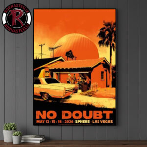 No Doubt Las Vegas Venue Poster At Sphere On May 13 15 16 2026 Poster Canvas Decor