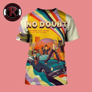 No Doubt Night 1 Concert Poster At Sphere Las Vegas On May 8 2026 All Over Print Shirt