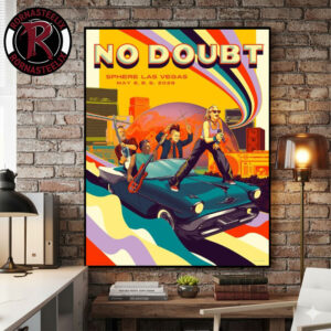 No Doubt Night 1 Concert Poster At Sphere Las Vegas On May 8 2026 Poster Canvas Decor