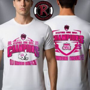 Old Dominion Monarchs Champions StaffDNA Cure Bowl 2025 Championship Unisex T-Shirt Two Sided