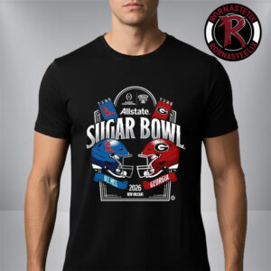 Ole Miss Rebels vs Georgia Bulldogs Playoff Quarterfinal Allstate Sugar Bowl 2026 New Orleans Unisex T-Shirt