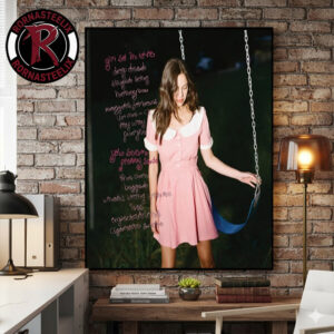 Olivia Rodrigo New Album You Seem Pretty Sad For A Girl So In Love 2026 Tracklist Poster Canvas Decor