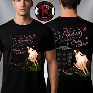 Olivia Rodrigo The Unraveled Tour 2026 Schedule Tour Dates Unisex T Shirt Two Sided