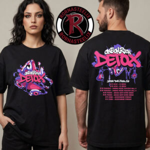 One Ok Rock Detox Japan Tour Final 2026 Exclusive Merchandise Graffity Schedule Tour Dates Unisex T Shirt Two Sided