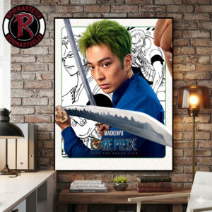 One Piece Live Action Into The Grand Line New Look For Mackenyu As Roronoa Zoro Poster Canvas Decor
