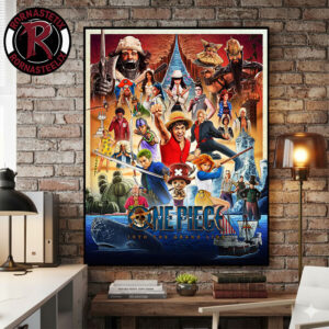 One Piece Live Action Season 2 Poster For All Characters Movie Now Playing On Netflix Poster Canvas Decor