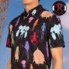 One Piece x MLB Los Angeles Dodgers Luffy Gear 5 Sun God Nika Luffy Baseball Outfit Jersey
