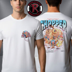 One Piece x Celio Blanc Homme Tony Tony Chopper Unisex T-Shirt Two Sided
